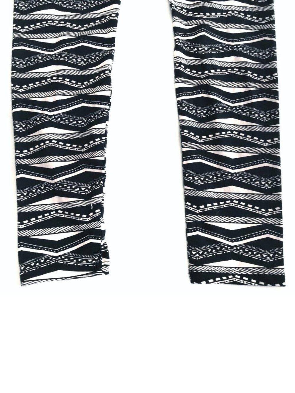 PINK Victoria's Secret VS Small Black White Geometric Cotton Dog Leggings - Picture 8 of 11